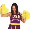 Gule pom poms