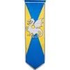 Gul og blå middelalder banner