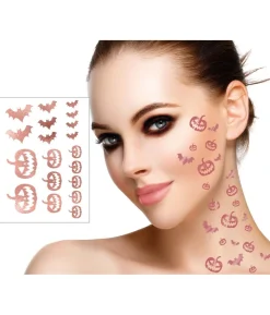 Halloween rosegold tatoveringer