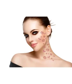 Halloween rosegold tatoveringer