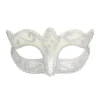 Halvmaske Venice Felina, sølv