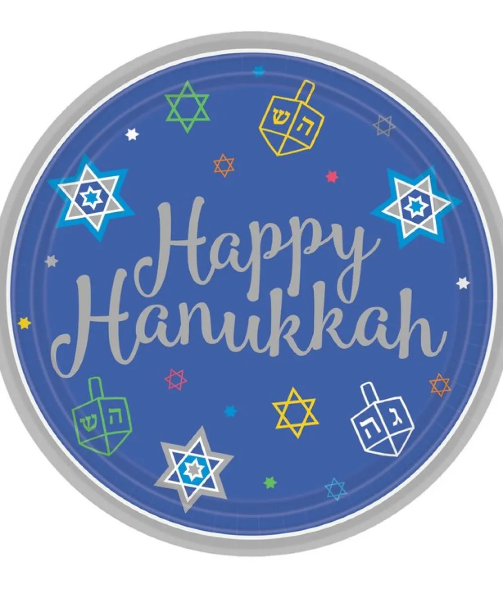 Hanukkah tallerkner, 17,8 cm