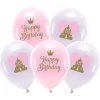 Happy Birthday balloner, pink mix