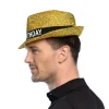 Happy Birthday guld hat