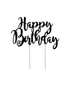 Happy Birthday kagepynt, sort