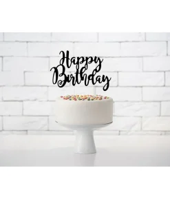 Happy Birthday kagepynt, sort