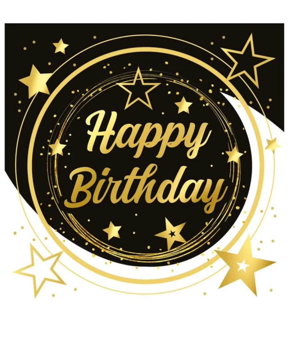 Happy Birthday servietter