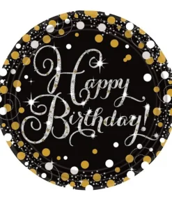 Happy Birthday Sparkling paptallerkner