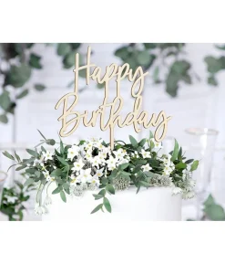Happy Birthday top pynt
