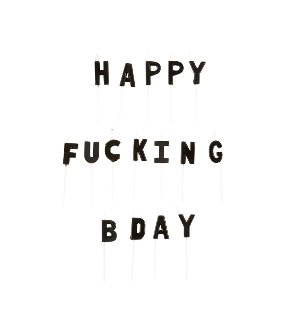 Happy Fucking Bday kagelys