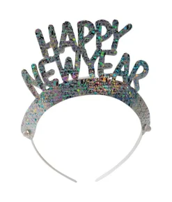 Happy New Year diademer, 6 stk.