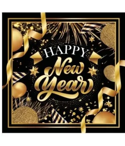 Happy New Year servietter, 20 stk.