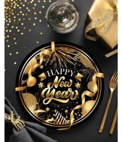 Happy New Year tallerkener, 23 cm