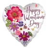 Happy Valentines hjerte folieballon