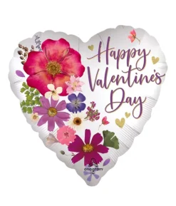 Happy Valentines hjerte folieballon
