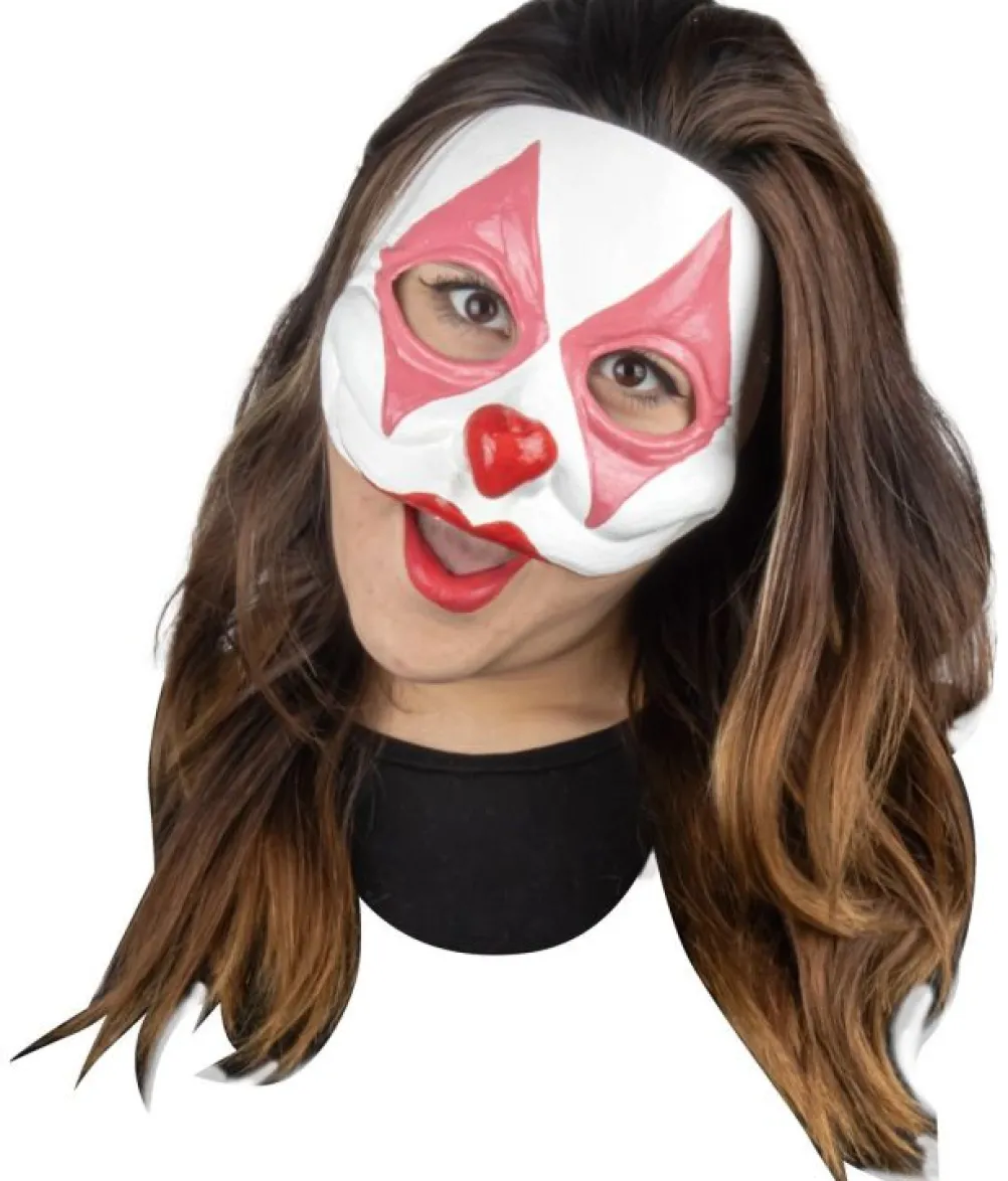 Harlekin Klovn maske