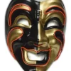 Harlekin nar LED maske
