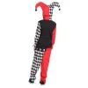 Harlekin skelet kostume