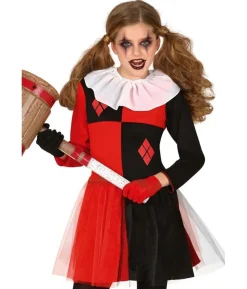 Harlequin pige kostume