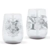 Harry Potter glas med sølv motiv