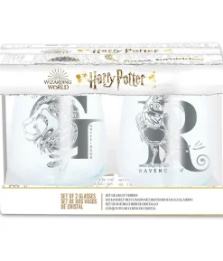 Harry Potter glas med sølv motiv