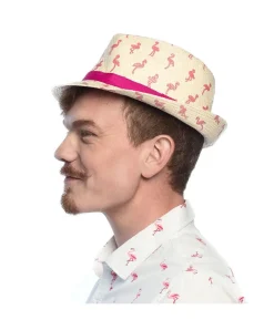 Hat med flamingoer