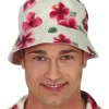 Hawaii bøllehat med blomster