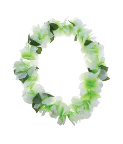Hawaiikrans grøn og hvid