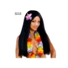 Hawaii paryk med blomst