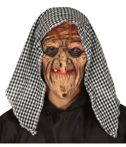 Heksemaske med hætte