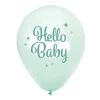 Hello Baby balloner, mint 8 stk