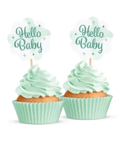 Hello baby kagepynt, mint 12 stk
