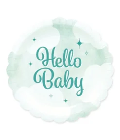 Hello Baby paptallerkner, mint 19 cm