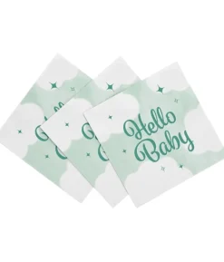 Hello Baby servietter, mint 20 stk