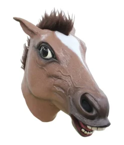 Hestemaske med hår