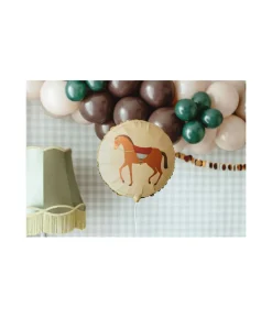 Hest folieballon, 35 cm