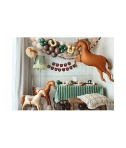 Hest folieballon, 35 cm