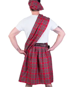 Highlander kostume, rød
