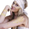 Hippie guld tatovering