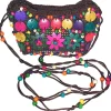 Hippietaske med perler