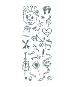 Hipster tatovering
