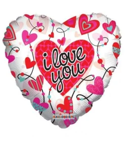 Hjerte folieballon, I Love You
