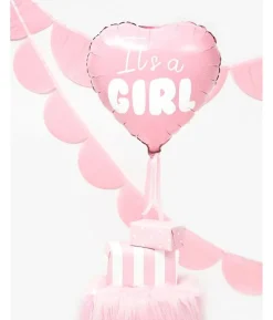 Hjerte folieballon It's a Girl