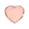 Hjerte paptallerkner, rose gold