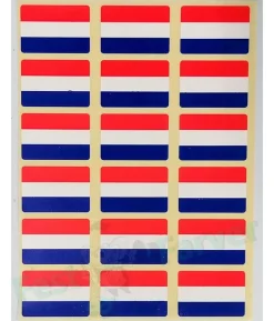 Holland flag stickers
