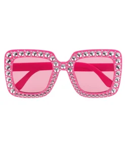 Hot pink bling bling briller