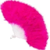Hot pink fjervifte