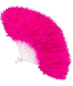Hot pink fjervifte