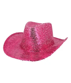 Hot pink paillet Cowboyhat