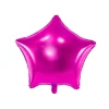 Hot pink stjerne folieballon, 48 cm